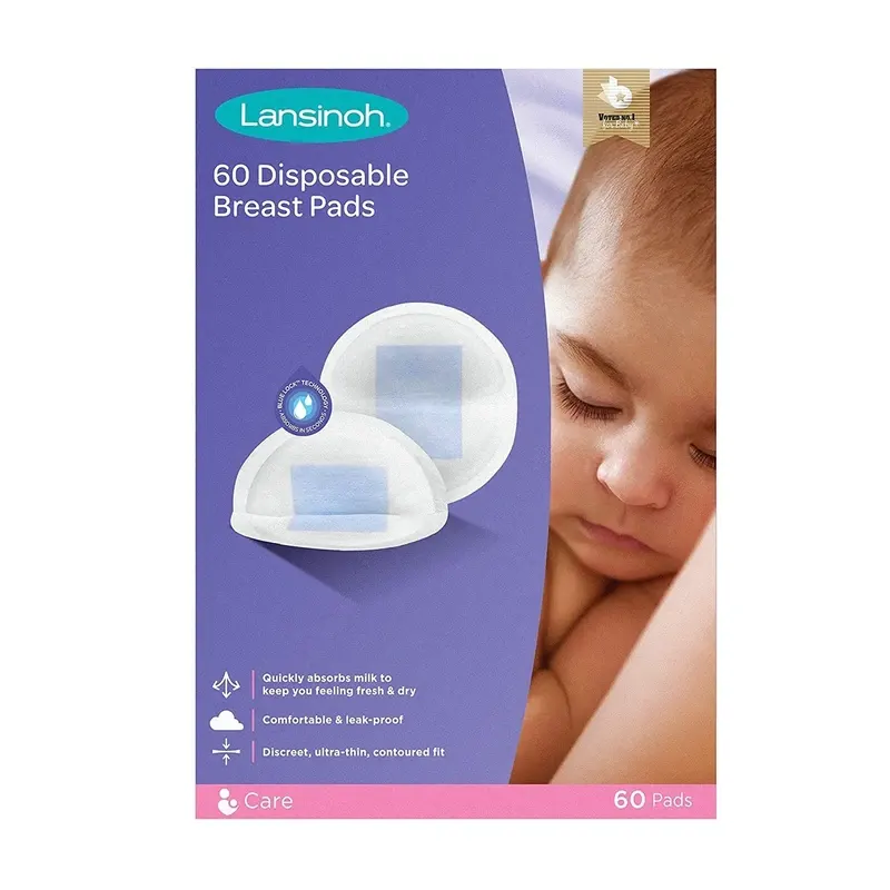 پد یکبارمصرف پستان لانسینو (Lansinoh) بسته ۶۰ عددی – مدل LA9100 | فوقجاذب، فوقباریک و ضدلغزش پد یکبارمصرف پستان لانسینو (Lansinoh) بسته ۶۰ عددی – مدل LA9100 | فوقجاذب، فوقباریک و ضدلغزش