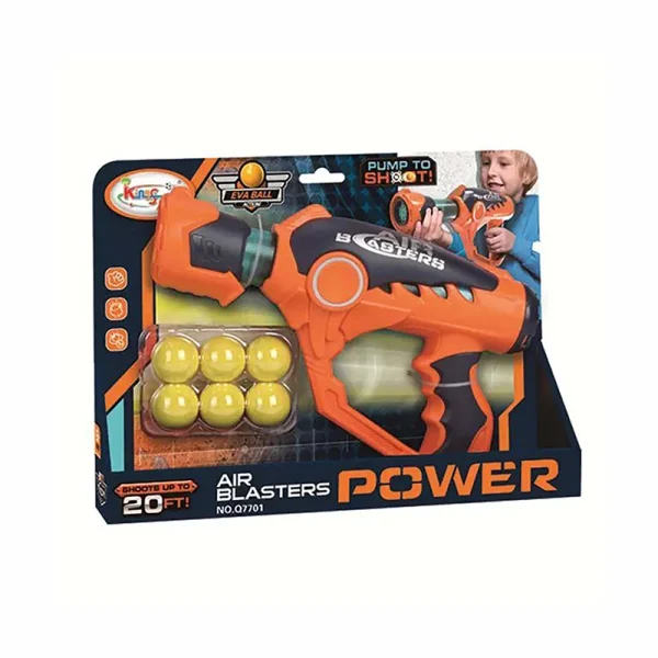 تفنگ توپی سایز متوسط – بازی هیجان‌انگیز و ایمن برای کودکان