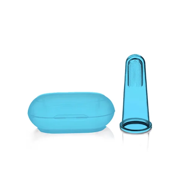 مسواک انگشتی یومامی (Umomy) | سیلیکونی کودک، رنگ آبی